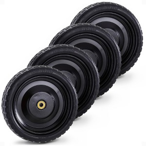 Gorilla Carts No Flat Replacement Wheel, Pneumatic Flat Free Cart Tires for Utility Garden Cart, Wheelbarrow, Dolly, and Wagon - 1 of 4
