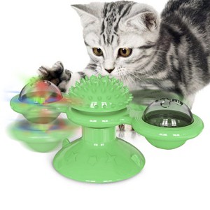Pet Life Windmill Rotating Suction Cup Spinning Cat Toy - 1 of 4