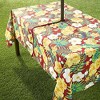 The Lakeside Collection Zippered Outdoor Umbrella Hole Tablecloths - 3 of 4