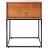 Marquise 1 Drawer Nighstand - Brown - Safavieh. - 4 of 4