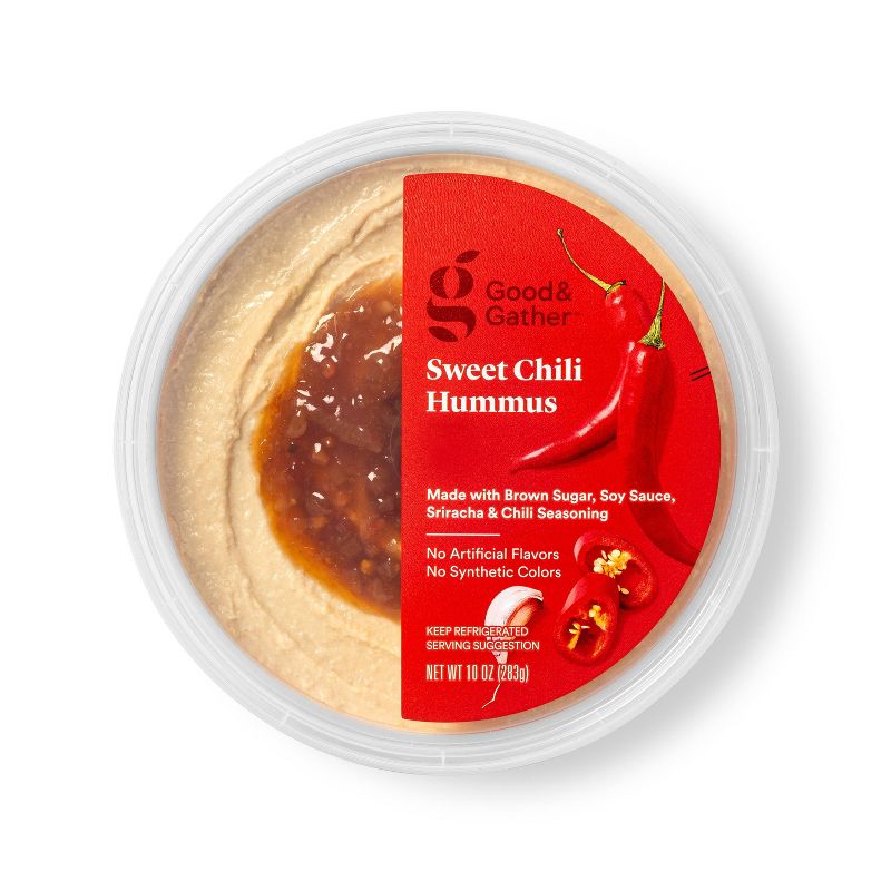 Sweet Chili Hummus - 10oz - Good &#38; Gather&#8482;, 1 of 4