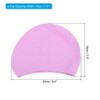 Unique Bargains Silicone Waterproof Non-Slip Bubble Textured Adult Swim Caps 2 Pcs - 2 of 4