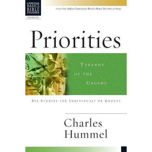 Priorities (christian Basics Bible Studies) Hummel (paperback) : Target