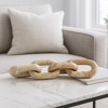 Marble Chain Link  Sculpture for Bathroom Decor, Office, and Living Room Decor - Modern Shelf Statues for Home Accents - 2 of 4