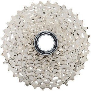 Shimano 105 CS-R7101-12 Cassette - 12-Speed, 11-34t, HG L2, Silver - 1 of 3