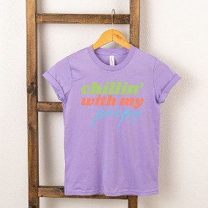 The Juniper Shop Chillin With My Peeps Script Youth Short Sleeve Tee - 1 of 2