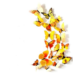 Kitcheniva 3D Butterfly Wall Stickers Art Decals - 1 of 3