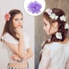 Unique Bargains Durable Versatile Chiffon  Artificial Flowers for Graduation Headbands 12 Pcs - 3 of 4