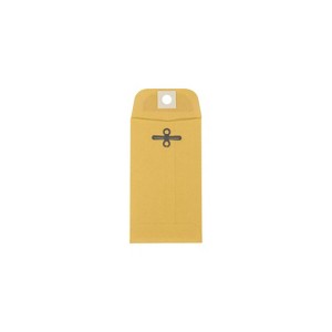 LUX #3 Coin Clasp Envelope 50/Pack 32lb. Brown Kraft (WS-5472-50) - 1 of 2