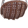 Courtyard Casual Princeton Hanging Basket - Brown  Steel frame with solution dyed Poly fabric - 4 of 4