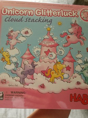 Haba Unicorn Glitterluck Cloud Stacking Game : Target