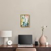 Art Remedy Greenery Raindrops Green Abstract Wall Art Framed - 2 of 4