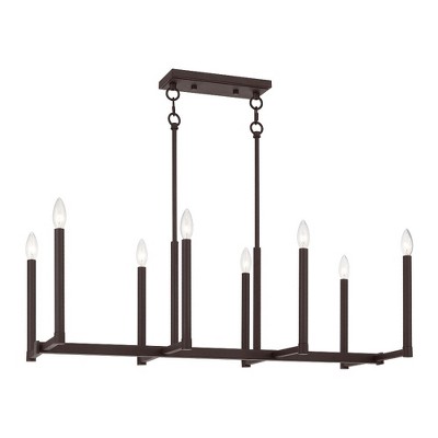 Livex Lighting Alpine 8 - Light Chandelier in  Bronze