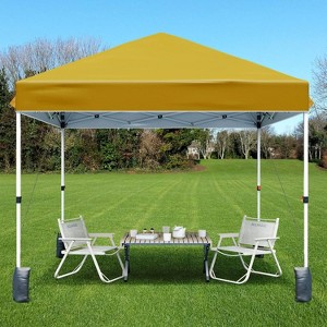 GustoWave Portable Outdoor 10x10 Ft Pop Up Canopy Tent, Waterproof and UV Protection - 1 of 4