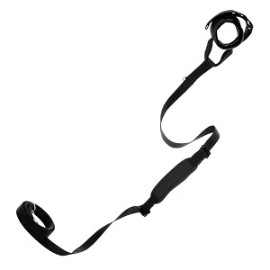 Gooby Wristband Surfer Leash with Traffic Handle Black, 6 FT - 1 of 1