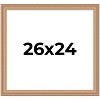 PosterPalooza | Photo Size Weathered Yellow Picture Frame - UV Acrylic, Foam Board Backing, Hanging Hardware - 2 of 4