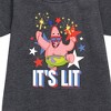 - SpongeBob SquarePants - Lit Fireworks Patrick Graphic Short Sleeve Fleece Dress - 2 of 4