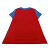 DC Comics Superman Junior's Blue Crew Neck Short Sleeve Caped Tee - 2 of 2