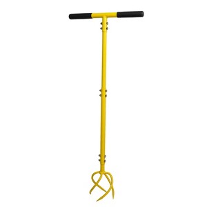 Itopfox Garden Hand Tiller with Sharp Curve Tines, Sturdy Structure for Easy Soil Cultivation, Lawn Aeration, and Garden Bed Loosening - 1 of 4