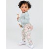 RuffleButts Baby/Toddler Girls Knit Long Sleeve Ruffle Layering Bodysuit - 4 of 4