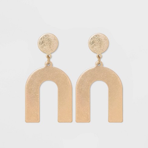 Target 14k hot sale gold earrings