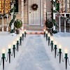 Joyfy C9 Christmas Pathway Lights, 30.75FT 24 Bulbs Outdoor Christmas Decorations Lights for Holiday Xmas Outside Yard Garden, Party, Walkway Decor - 3 of 4