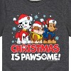 Boys' - Paw Patrol - Christmas Is Pawsome Chase Rubble Marshall Short Sleeve Graphic T-Shirt - 2 of 4
