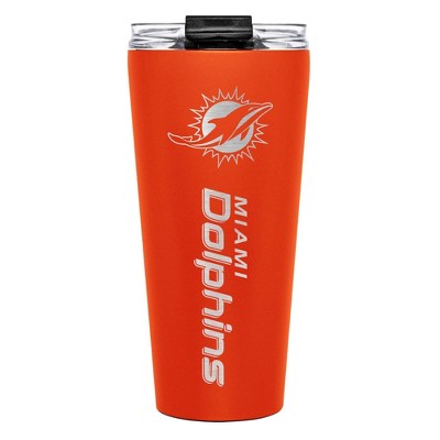 NFL Miami Dolphins Big Slim Travel Tumbler - 32oz