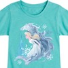 Girls' - Frozen 2 - Elsa & Winter Frozen Horse Fitted Short Sleeve Graphic T-Shirt - 2 of 4