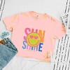 Simply Sage Market S.W.Smiley Sunshine Neon Boxy Crop Top - 3 of 4