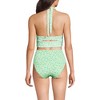 Lands' End Women's Tugless Scallop Halter Tankini Top - 2 of 4