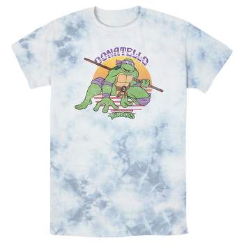 Men's Teenage Mutant Ninja Turtles City Sewer Donatello Playing Card  T-Shirt - Charcoal - 2X Large