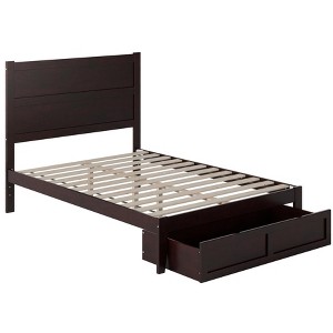 AFI Furnishings NoHo Platform Bed F with Foot Drawer ES - 1 of 4