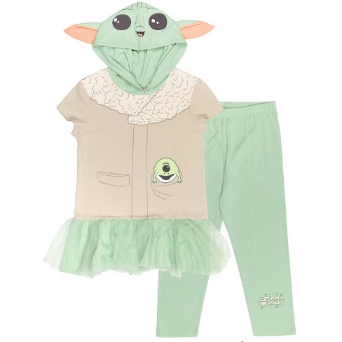 Star Wars Newborn Baby Boy Cosplay Yoda Outfit Set, 2-Piece Set, Sizes  0M-23M 