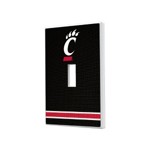 NCAA Big 12 Universities Stripe Hidden-Screw Light Switch Plate for Single Toggle - 1 of 4