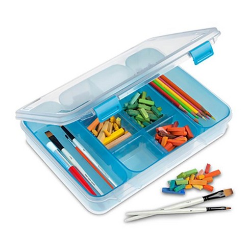 Anstore Craft Storage Box with Compartments, 3-Tier 30 Sections