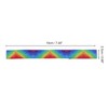 Unique Bargains Non Slip Tie-dye Headband Purple Green Red 1 Pc - 4 of 4