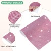 Unique Bargains Crystal Rhinestone Sheet Self Adhesive DIY Crafts Crystal Sticker 1 Pc - 2 of 4