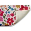 Stupell Industries Boho Ikat Flowers Printed Plush Bath Mat And Bath Rug, Design By Heather Mclaughlin, 18"X30" - 2 of 4