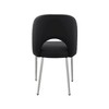 Meridian Furniture,Logan Vegan Leather Dining Chair, Set of 2 - 2 of 4