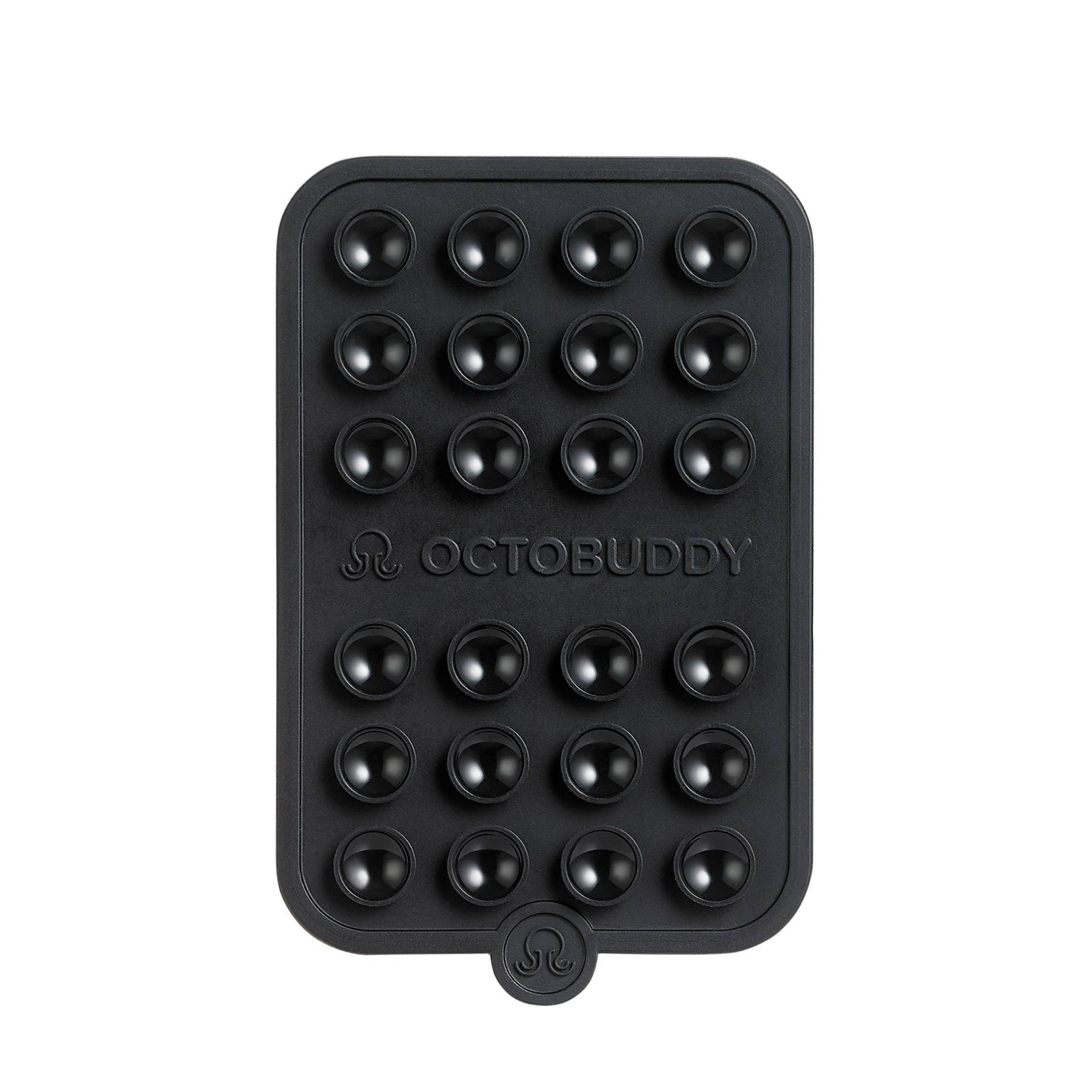 Octobuddy Silicone Suction Cup Phone Case Mount Double-Sided - Black