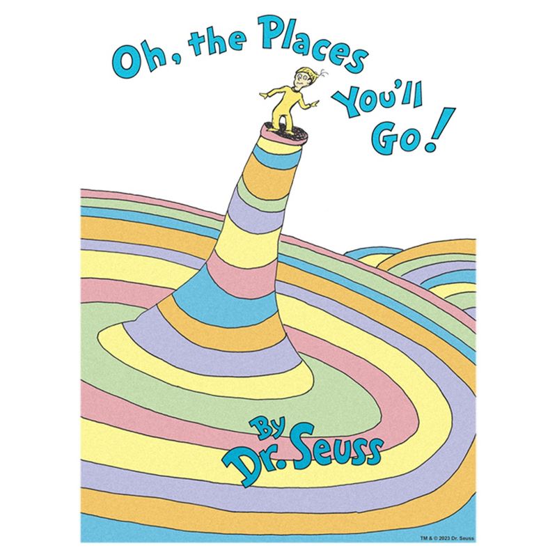 Men's Dr. Seuss Oh The Places You'll Go Book Cover T-Shirt, 2 of 6