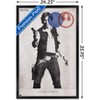 Trends International Star Wars: Mid-century Modern - Han Solo Framed Wall Poster Prints - 3 of 4