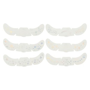 Unique Bargains Holiday Temporary Face Tattoo 6 Pcs - 1 of 4