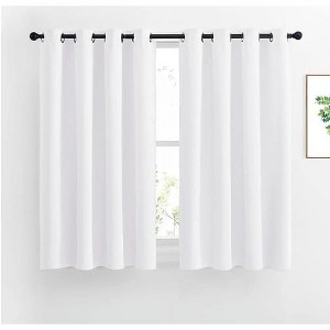 NICETOWN Grommet Top Blackout Curtains, Thermal Insulated Noise Reducing Window Drapes (Set of 2) - 1 of 4