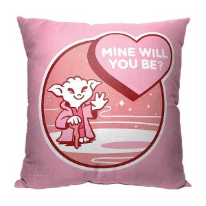 Disney Star Wars Mine Will You Be Throw Pillow 18x18 Inches - 1 of 2
