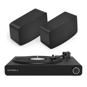 Victrola Stream Onyx Works with Sonos Wireless Turntable with Pair of Sonos Five Wireless Speakers for Streaming Music - 1 of 4