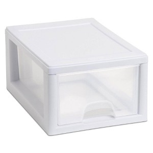 Sterilite Small Box Modular Stacking Storage Drawer Container Closet - 1 of 4