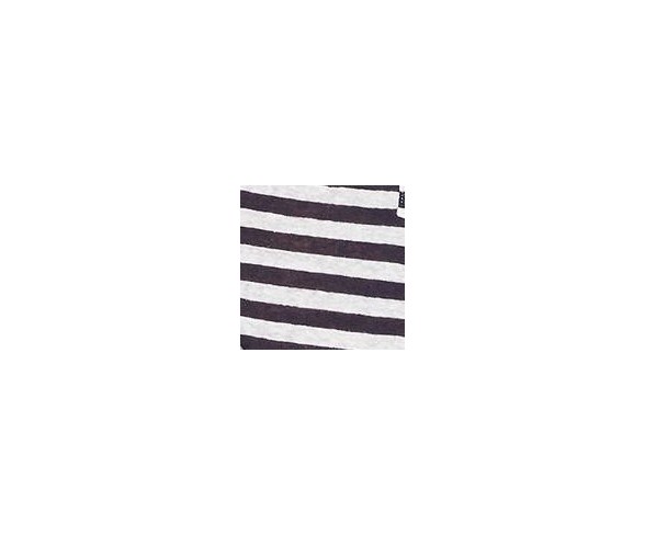 Women's Striped Regular Fit Short Sleeve Crewneck Linen Cuff T-Shirt - A New Day&#153; Navy XS