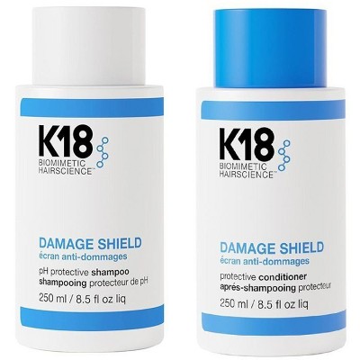 K18 Damage Shield pH Protective Shampoo (8.5 oz) & Damage Shield pH Protective Conditioner (8.5 oz) Duo Kit